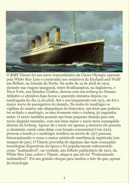 titanic 1912