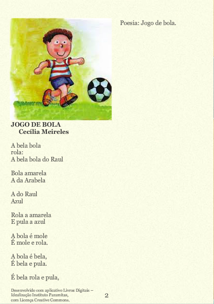 Poesia Que Rola No Jogo De Bola