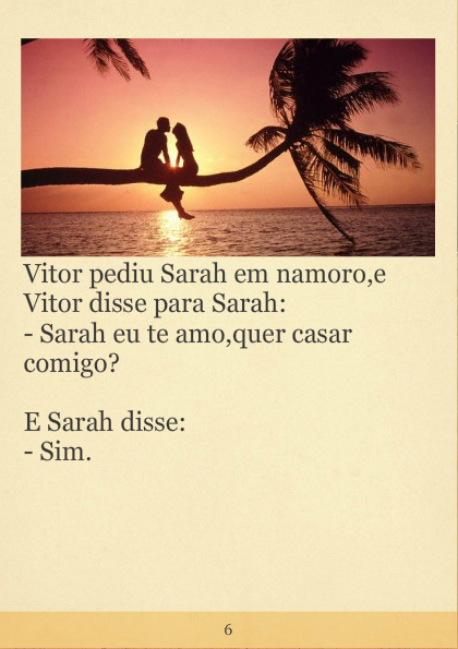 Sarah e Vitor:Uma hitória de amor!